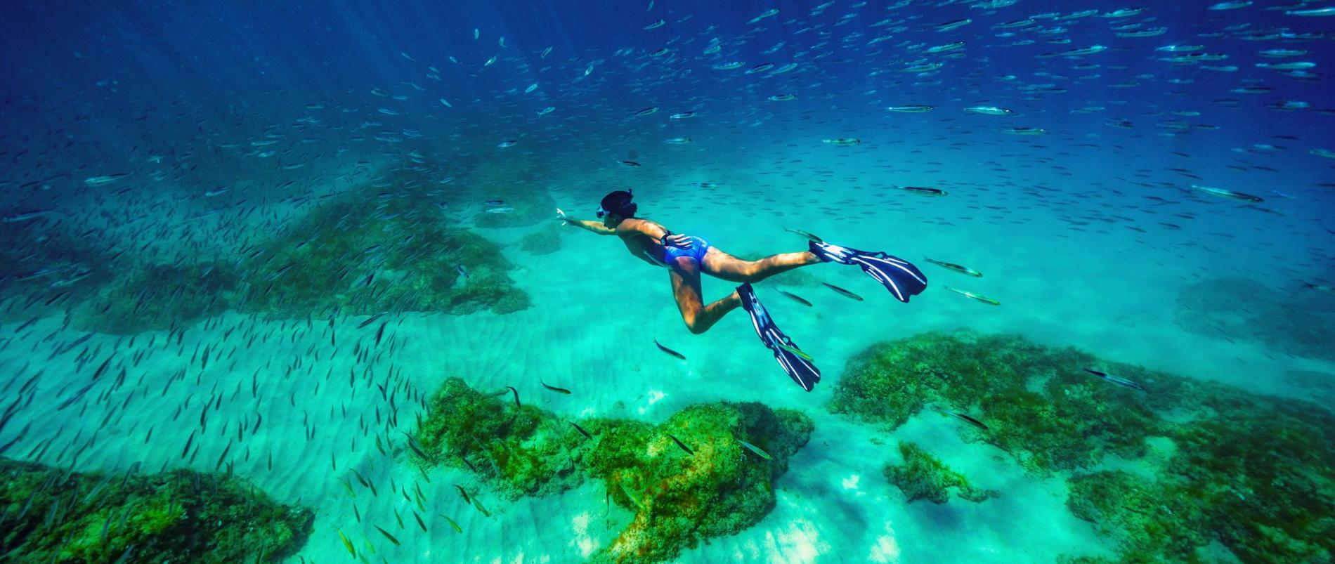 Crystal clear Adriatic waters perfect for snorkeling and swimming adventures